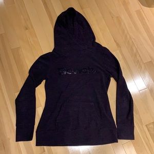 Women’s Bench Deep Purple Fleece Kanga Hoodie - size M